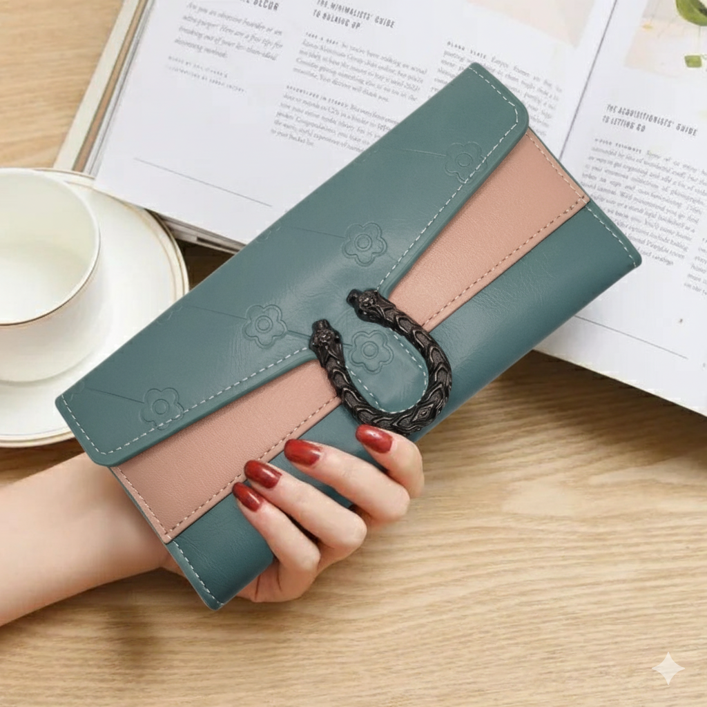 Retro Long Trifold Clutch (Pack of 2)