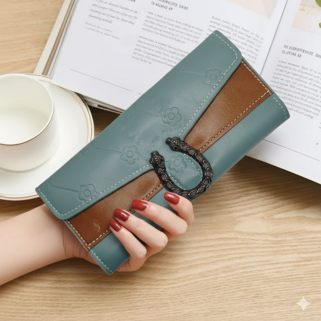 Retro Long Trifold Clutch (Pack of 2)