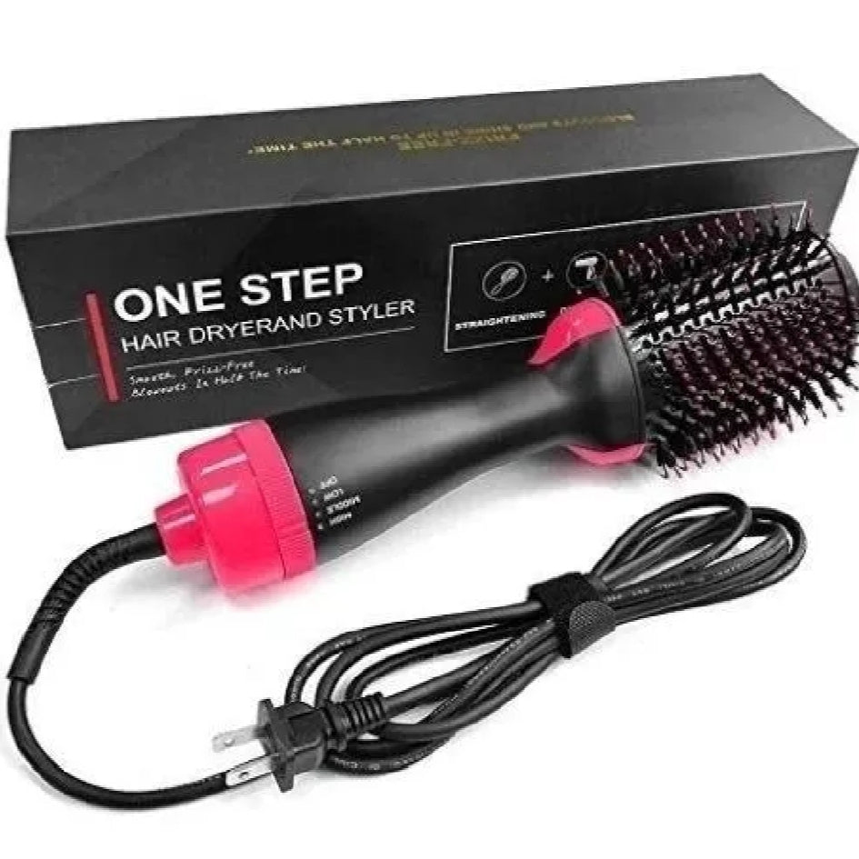 4 in 1 Hair Styling Brush (Blower + Volumizer + Straightener + Curler)