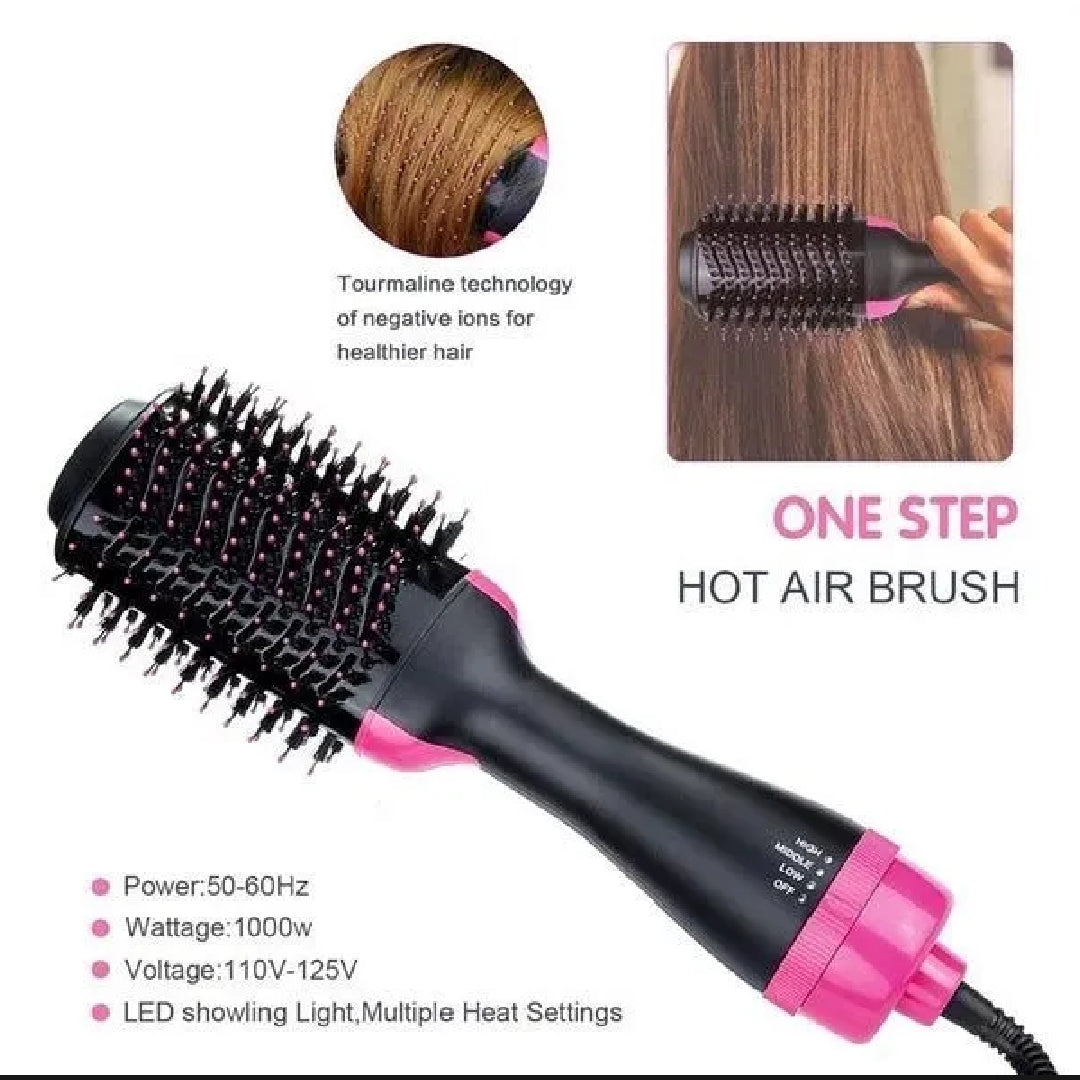 4 in 1 Hair Styling Brush (Blower + Volumizer + Straightener + Curler)