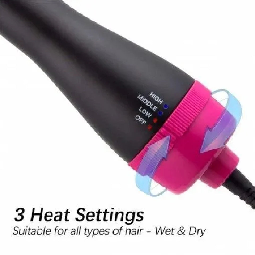 4 in 1 Hair Styling Brush (Blower + Volumizer + Straightener + Curler)
