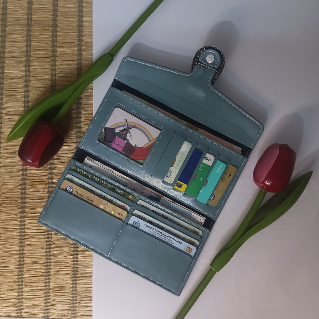 Retro Long Trifold Clutch (Pack of 2)